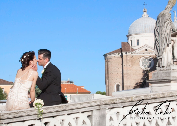 Fotografia di matrimonio a Prato della Valle
