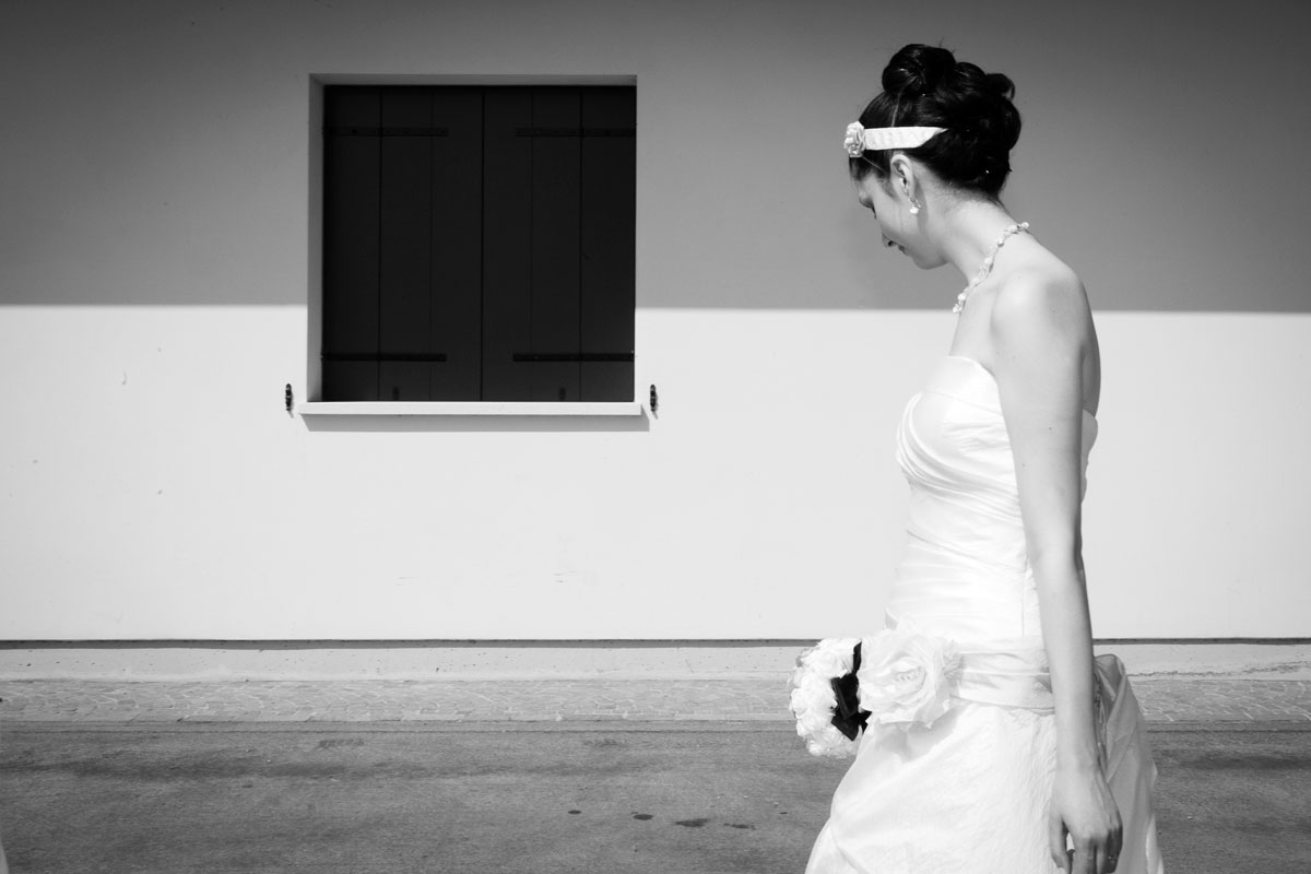 fotografia di matrimonio in bianco e nero